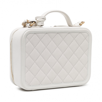 CHANEL 二手CC花絲化妝包