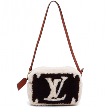 Louis Vuitton 二手泰迪絨單肩包