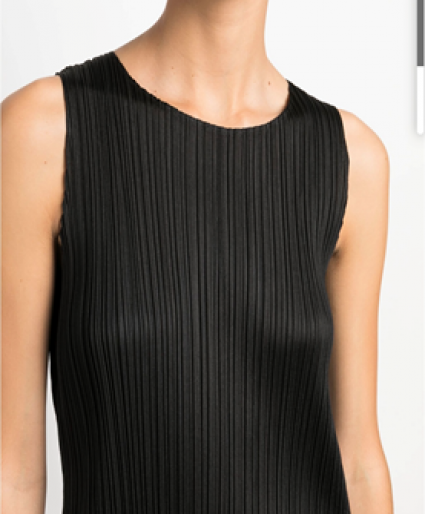 Pleats Please Issey Miyake 無袖百褶中長連身裙