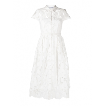 Self-Portrait 立體花蕾絲連身裙